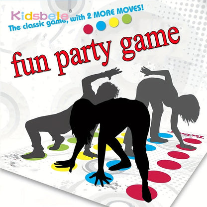 Twister Game Indoor Outdoor Toys Play Mat Funny Family Company Holiday Party Parent-Child Sports Interactive Group Toy Good Vibrations