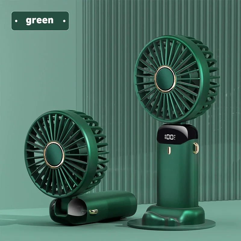 New Electric Fan Portable Air Conditioner Mini Cooler Rechargeable Neck Fans for Home Free Shipping Hand Usb Conditioning Blades Good Vibrations