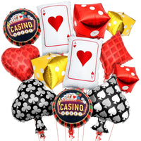 Dice and Cards Casino Balloons Casino Theme Balloons Dice Balloons, Casino Theme Parties Poker Balloons, Casino Decorations Good Vibrations