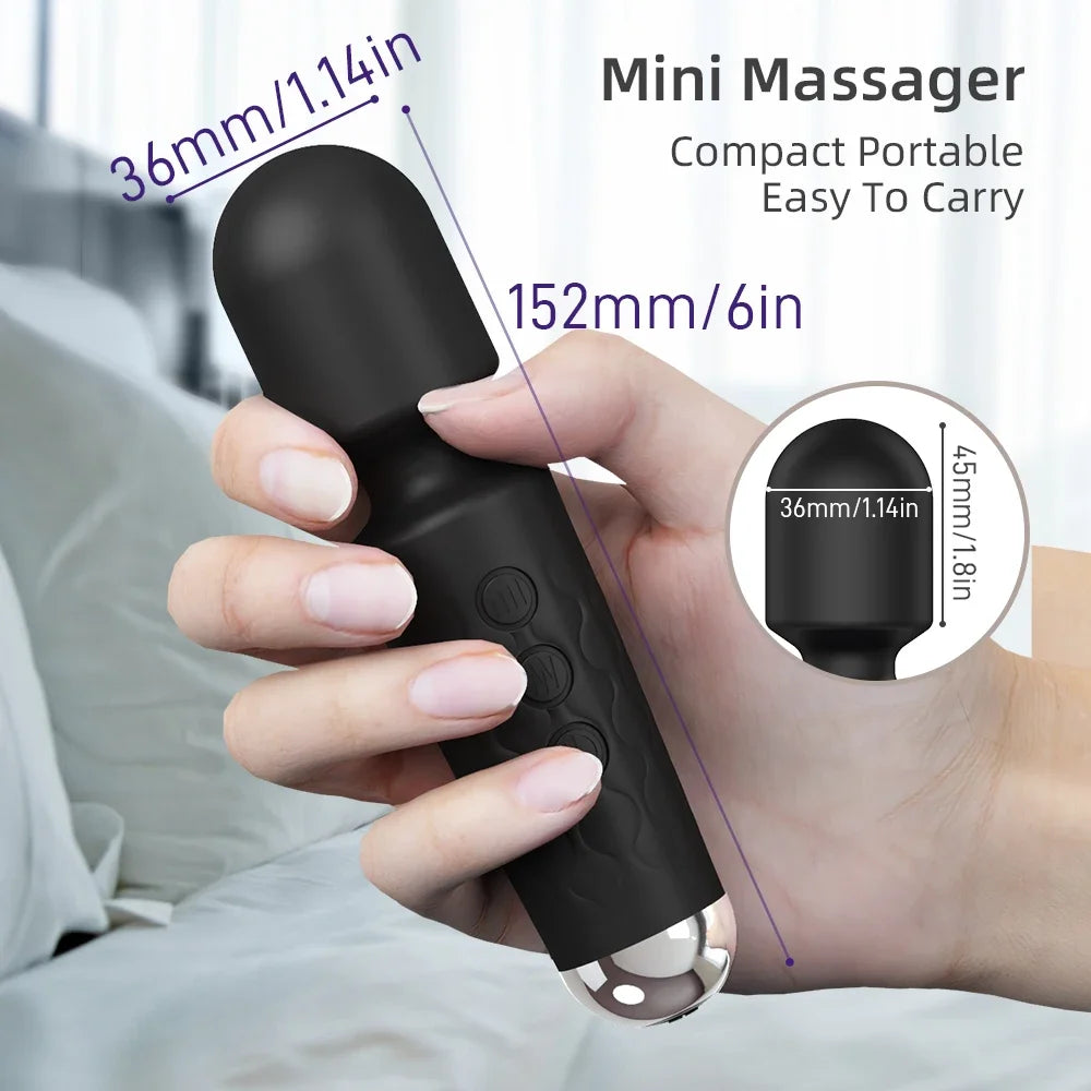 20 Speeds Powerful AV Vibrator for Women Nipple G spot Clitoris Stimulator Magic-Wand Dildo Female Masturbation Adult Sex Toys Good Vibrations