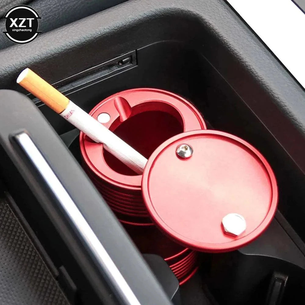 High Quality Aluminum Alloy Temperature Car Ashtray Portable Car Ashtray Home Office Good Vibrations Adult Super Store