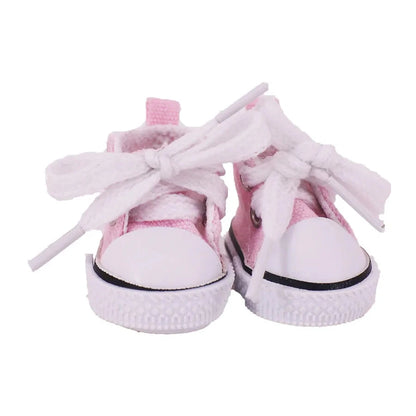 3.8cm Doll Shoes For labubu 17cm Plush Doll Clothes Accessories Girl's Toys ,Christmas Festival Birthday Gift Good Vibrations