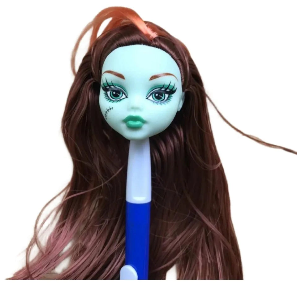 Monstering High Doll Toy Head No Hair Doll  Heads DIY Plants Hair Head Doll Bald Heads Original Rare Collection Head Toys Good Vibrations