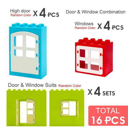 NEW Big Building Blocks For Toddlers Baby Large Classic Building Bricks Set Toys Kids Christmas Gift Compatible With Major Brand Good Vibrations