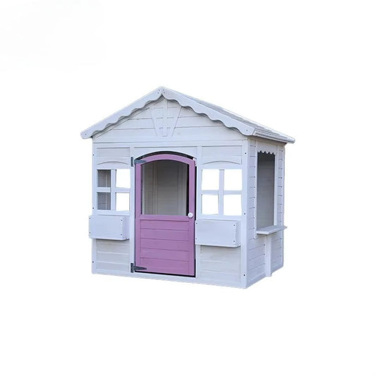 Outdoor Backyard Kindergarten Kids Role Play House Wooden Playhouse Kids Cubby House for Kids Good Vibrations