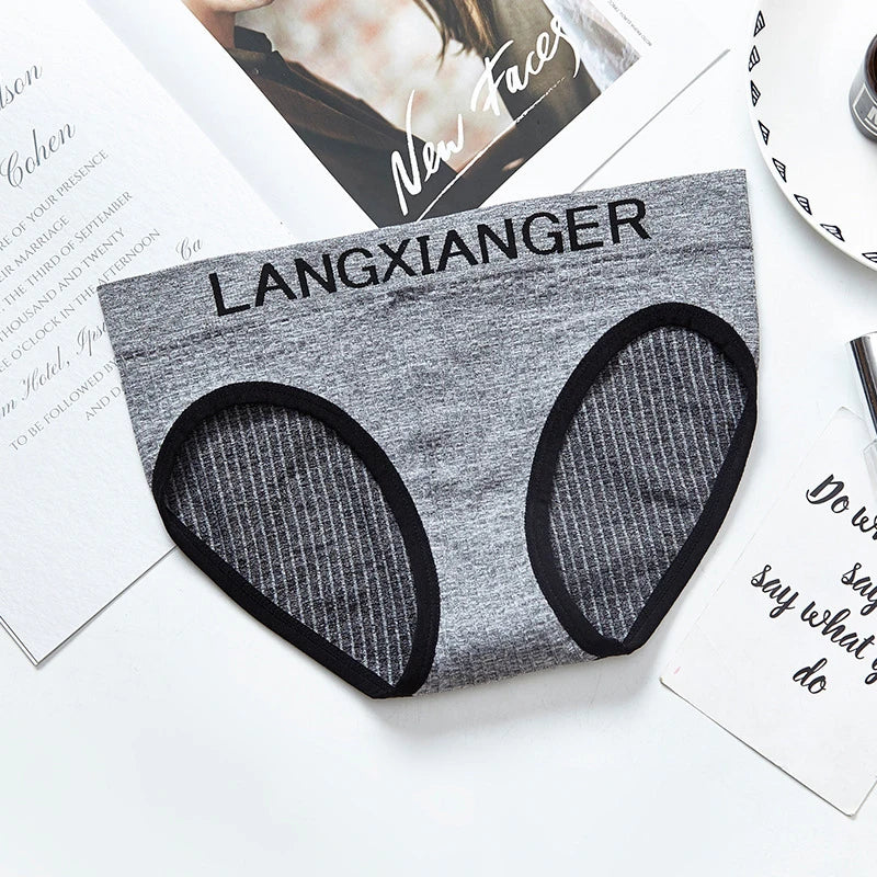 Women's Underwear Set Letter Sports Bra Seamless Female Underwear Comfort No Steel Ring Suit Solid Color Underwear Good Vibrations