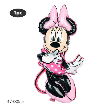Minnie Mouse Birthday Party Decorate Girls Disposable Tableware Balloon Cups Plates Tablecloth Balloon Baby Shower Party Supply Good Vibrations