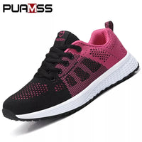 2024 Women Sport Shoes Fashion Platform Sneakers Ladies Spring Winter Flats Running Shoes for Woman Good Vibrations