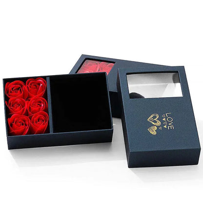 Projection Necklace Set With Rose Gift Box 100 Languages I Love You Necklace  Gifts For Girlfriend 2025 Valentine's Day Mom  Good Vibrations