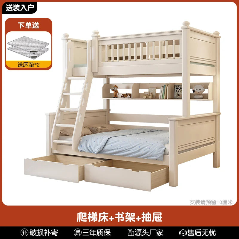 Comforter Wooden Kids Beds Boundary King Size Modern Style Bunk Children Beds Princess Bedroom Litera Infantil Kids Furniture Good Vibrations