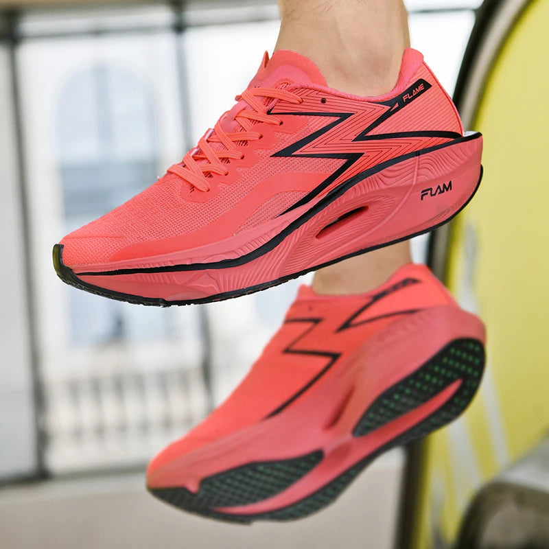 Running Shoes Carbon Board Speciality Marathon Men Sports Breathable Lightweight Women's Comfortable Athletic Nonskid Sneakers Good Vibrations
