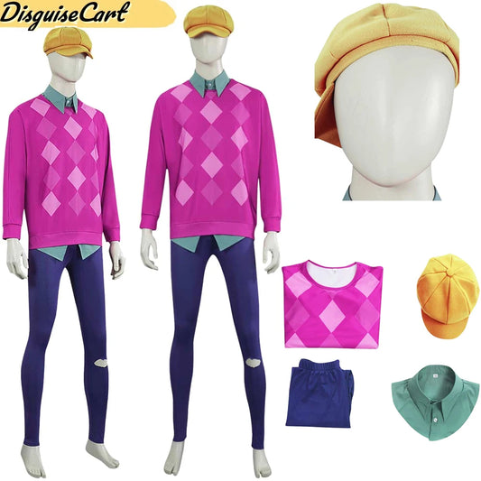 Kids Saja Boys Bobby Baby  Top Hat Pants Halloween Carnival Party Cosplay Costume Full Set Kpop Demons Hunters Roleplay Suit Good Vibrations