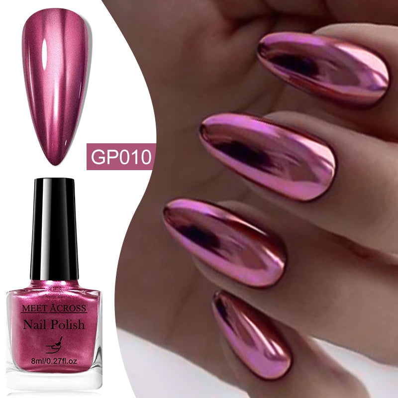 8ml Peel Off Water-Based Nail Polish Red Nails Fast Drying Long-Lasting Nail Art Polish DIY Design No Need Lamp Cure Manicure Good Vibrations