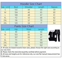 Quality Men Tracksuit Suit Autumn Winter Warm Hoodies Sweatshirt Men's Sportswear And A Pair of Pants Hop Hip Pullover Hot Sales Good Vibrations