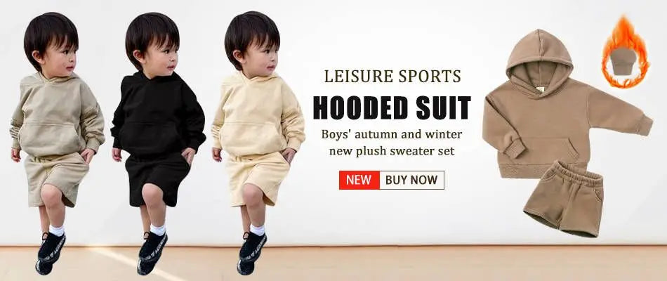 Baby Clothes 2025 New Children's Little Bear Long Sleeve Set Boys and Girls' Letter Sweater Pants Two Piece Set Simple Sportswea Good Vibrations