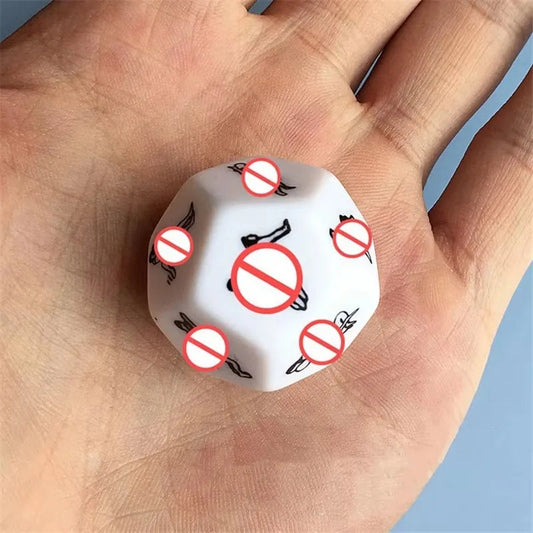 12 Sides Sex Toys for Couples Funny Sex Dice Adult Game Erotic Love Sexy Posture Foreplay Lovers Humour Game Toy Romantic Party Good Vibrations Adult Super Store