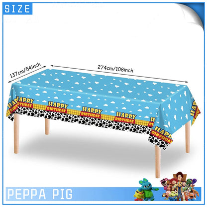 Toy Story Birthday Party Decoration Buzz Lightyear Balloons Paper Tableware Plate Cup Tablecloth Baby Shower Party Supplies Good Vibrations