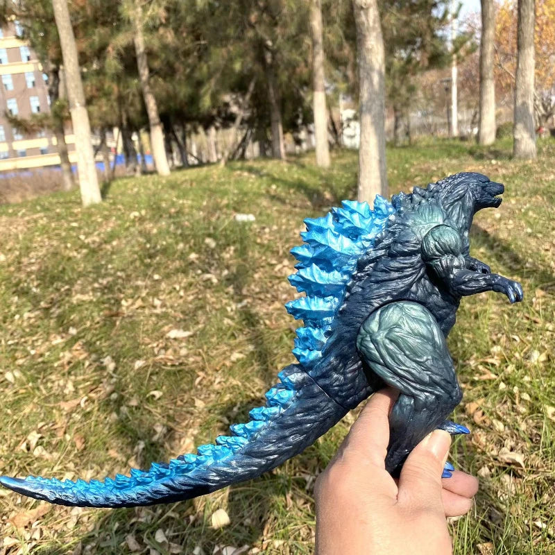 24cm Godzilla King of Monsters Runaway Mechanical Red lotus Planet Godzilla Action Figure Collection Model Toy Kid Birthday Gift Good Vibrations