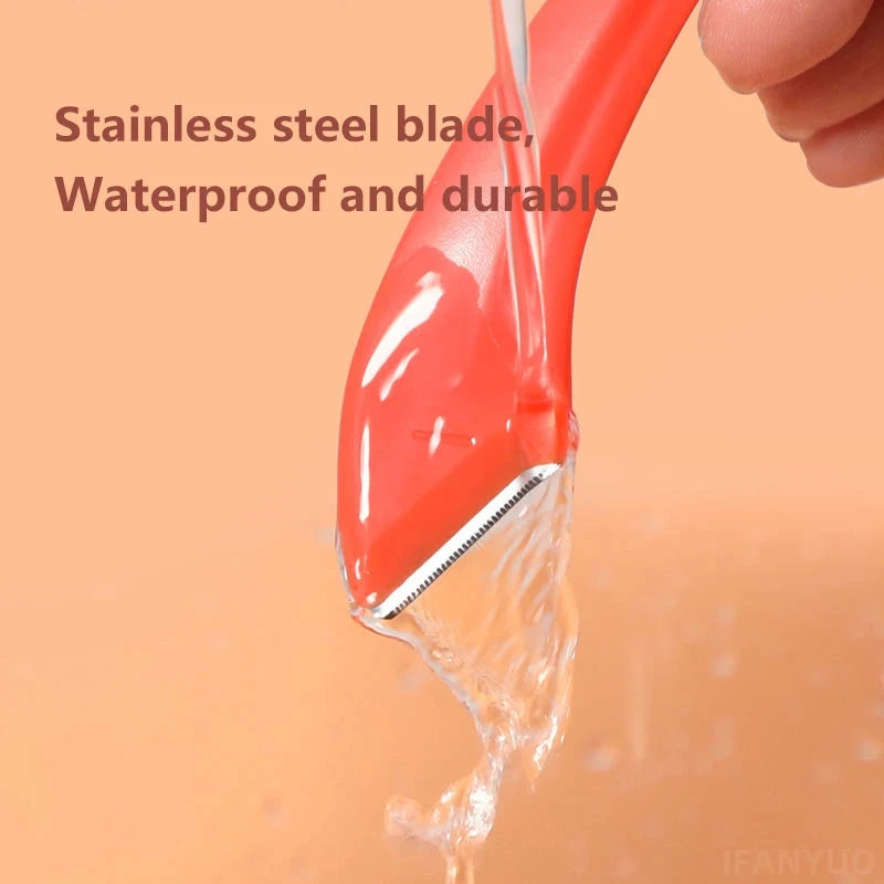 Eyebrow Razor Eyebrow Trimmer Scissor Beauty Products for Women Eyebrow Scissors with Comb Stainless Steel Beauty Makeup Tools Good Vibrations