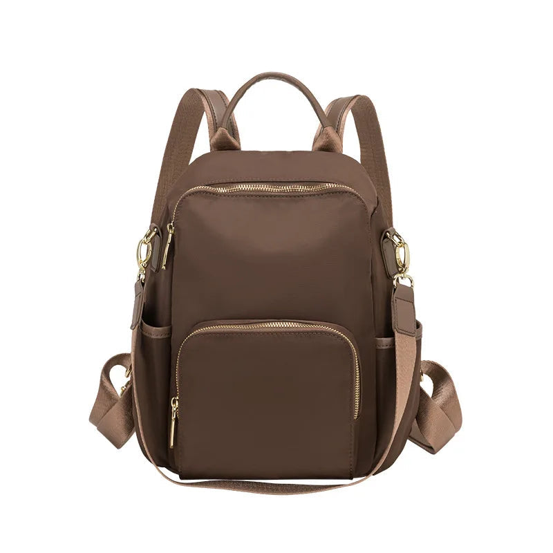 Women Backpack Fashion All-match Oxford Cloth Lady Business Travel Leisure Canvas Bag Girl Large-capacity Anti-theft Schoolbag Good Vibrations