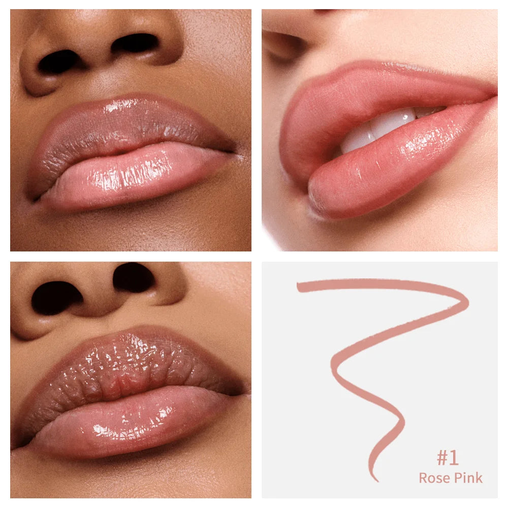Waterproof Lip Liner Peel Off Tattoo Lipgloss Waterproof Long Lasting Matte Lip Tint Brown Contour Tear-off Lips Stain Cosmetic Good Vibrations