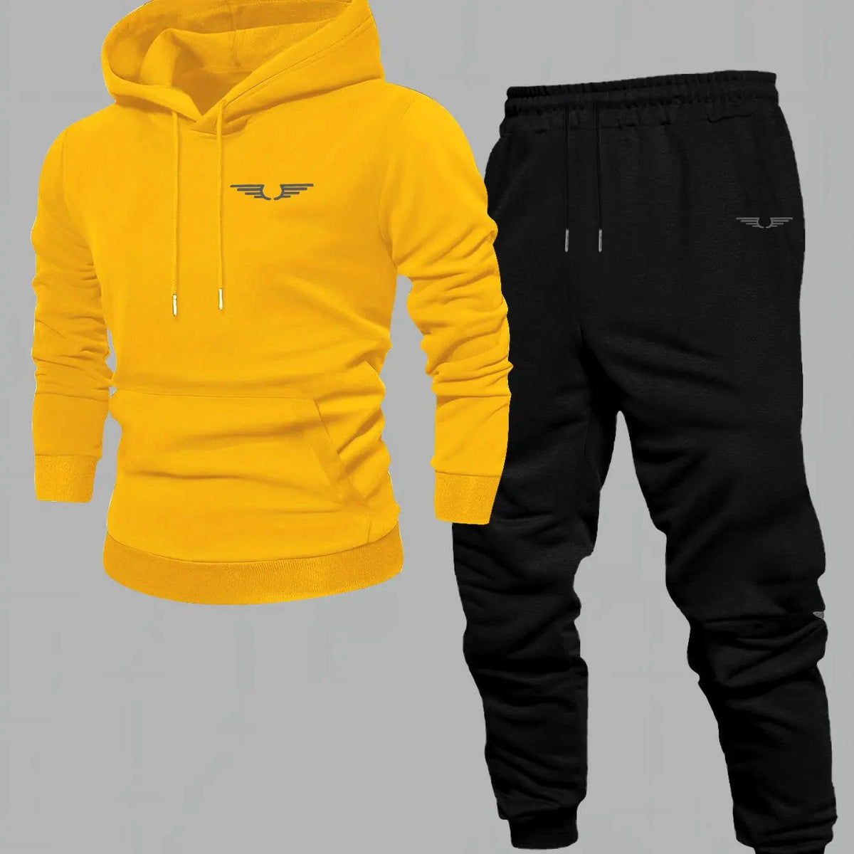 Hooded sweatshirt for men trendy American streetwear style long-sleeved top for men 2025 new autumn stylemen's clothing Good Vibrations
