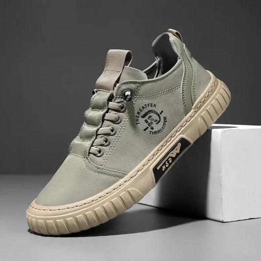 2025Men Casual Shoes Breathable Black Sneakers Fashion Driving Walking Tennis Shoes for Male Skate Flats Zapatillas Hombre shoes Good Vibrations