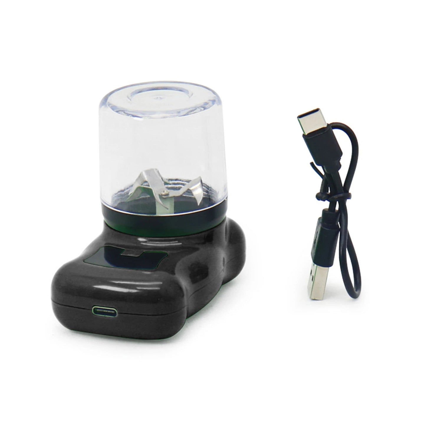 1pc, Electric Grinder, Spice Grinder, Grinding Machine, Herb Grinder, Spice Crusher, Kitchen Supplies, With Digital display, Typ Good Vibrations