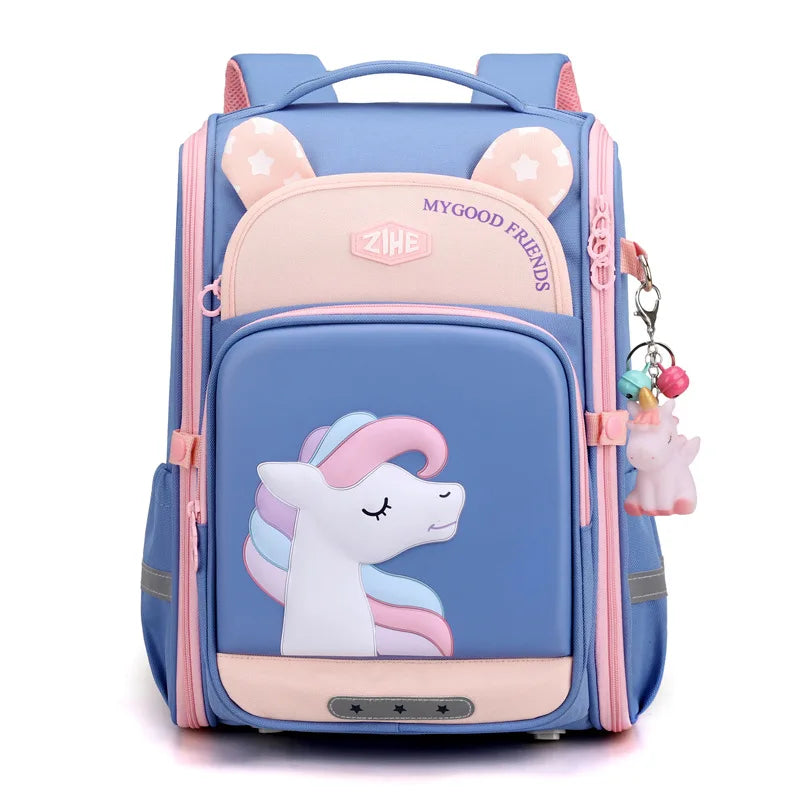 Children's Backpack 2023 Cute Cartoon Fashion New Style Bags Student 2nd To 5th Grade Women's Lightweight Splashproof Backpack Good Vibrations