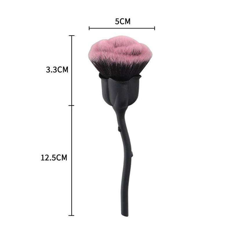 Rose-shaped Soft Brush For Manicure Nail Art Dust Brush Nail Dust Brush Gel Polish Dust Cleaning Nail Brushes Tool Nail Supplies Good Vibrations
