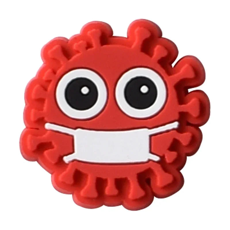 Shoe Charms for Crocs Accessories Organ Medical Care Shoes Charm for Croc Decorations Pins Men Accessory Jeans Woman Clogs Clips Good Vibrations