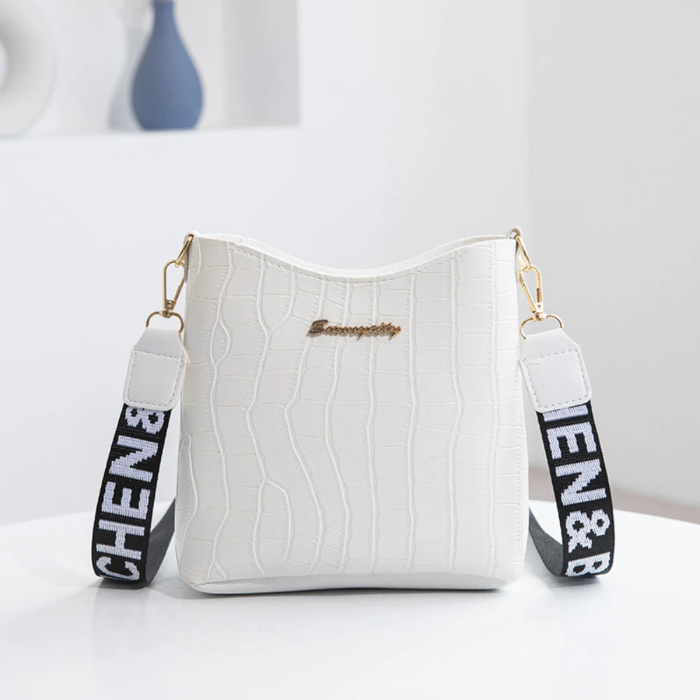 Women Single Shoulder Bag Large Capacity Trend Crossbody Bag Fashionable Hundreds of Bucket Bag Good Vibrations