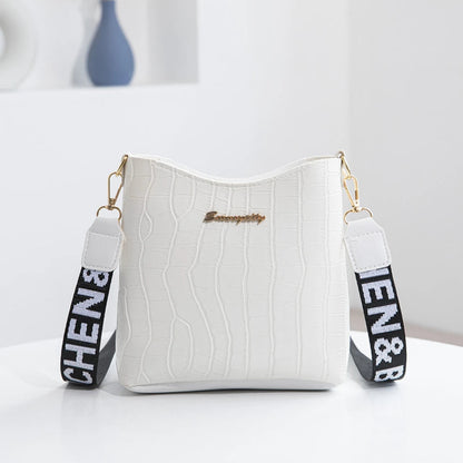 Women Single Shoulder Bag Large Capacity Trend Crossbody Bag Fashionable Hundreds of Bucket Bag Good Vibrations