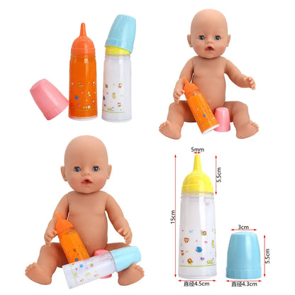 Baby Disappearing Doll Feeding Set Wear For Reborn Baby Doll, Multiple Baby Doll Accessories, Children Best Birthday Gift. Good Vibrations