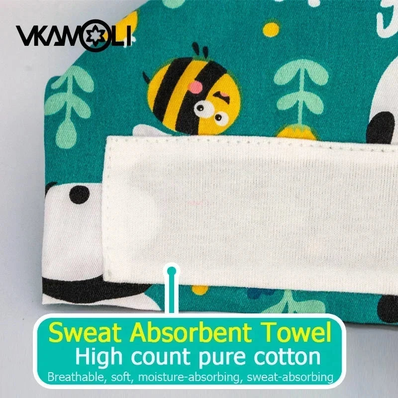 Surgical hats with various prints of rabbits dogs animals designed as hair care hats for doctors and nurses scrub hat Good Vibrations