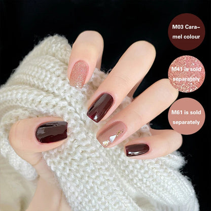 New Nail Polish Quick Dry No-bake Lasting Water-based Tearable Manicure Not Easy To Fade Semi-permanent Varnish Nail Art Good Vibrations