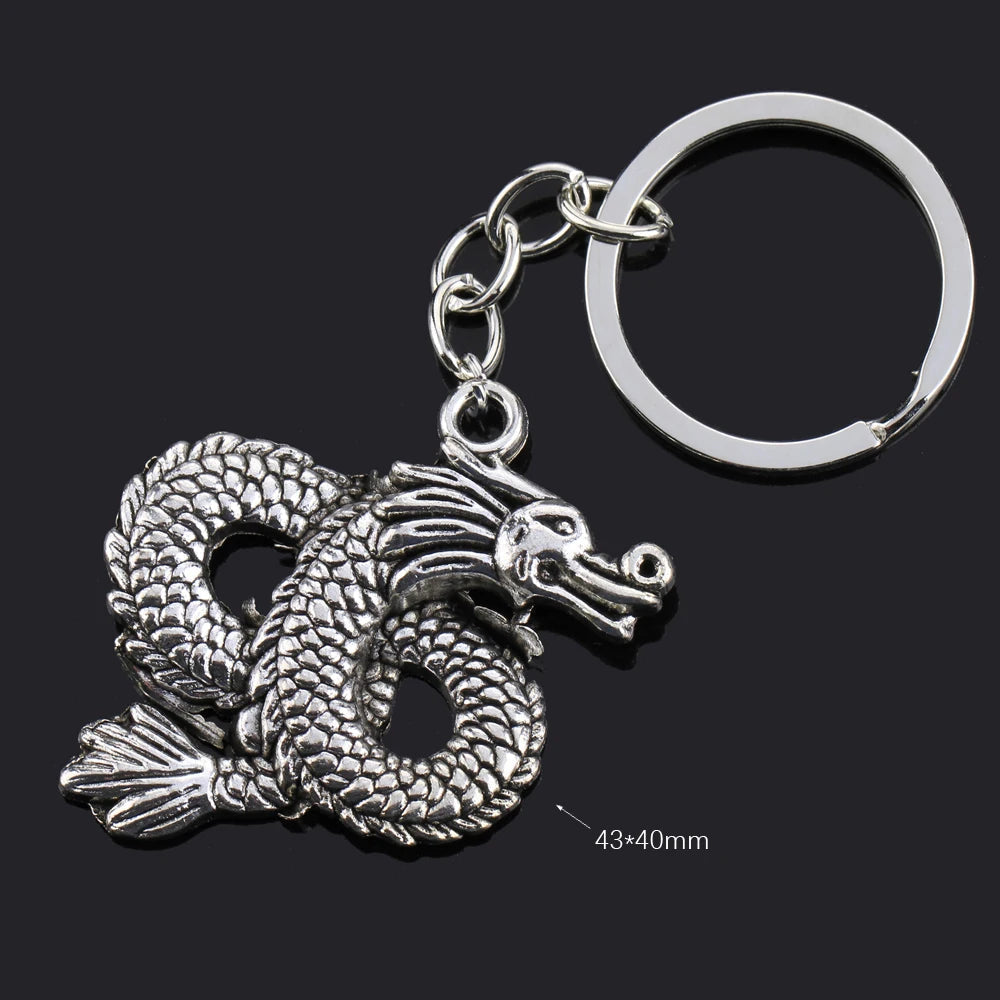 Fashion Animal Women Keychain Car Moon Cat Dog Love Heart Key Chain Friends Gift Jewelry Bag Pendant Wing Evil Eye Angel Turtles Good Vibrations