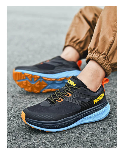 Men's Shoes Sneakers Running Shoes for Men Unisex Women Casual Walking Lace-up Training Lightweight Dark Blue Fashion Lifestyle Good Vibrations