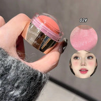 Blush Cream 6 Colors Natural Makeup Cheek Contour Lasting Matte Velvet Mousse Blush Mud Peach Cream Rouge Cheek Tint Cosmetics Good Vibrations
