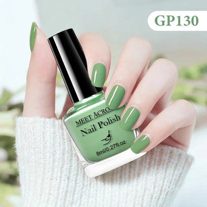 8ml Water-Based Nail Polish 48 Colors Long Lasting Quick Drying No Need of Lamp to Cure Nail Supplies Vernis for Nails Manicure Good Vibrations