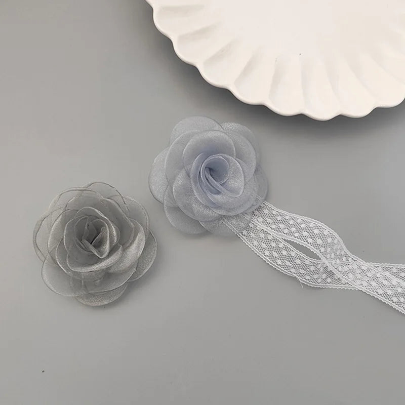 Girls Bridesmaid Wrist Flowers Pearl Ribbon Rose Bracelet for Wedding Prom Party Bride to Be Bridesmaid Gift Wedding Accessories Good Vibrations