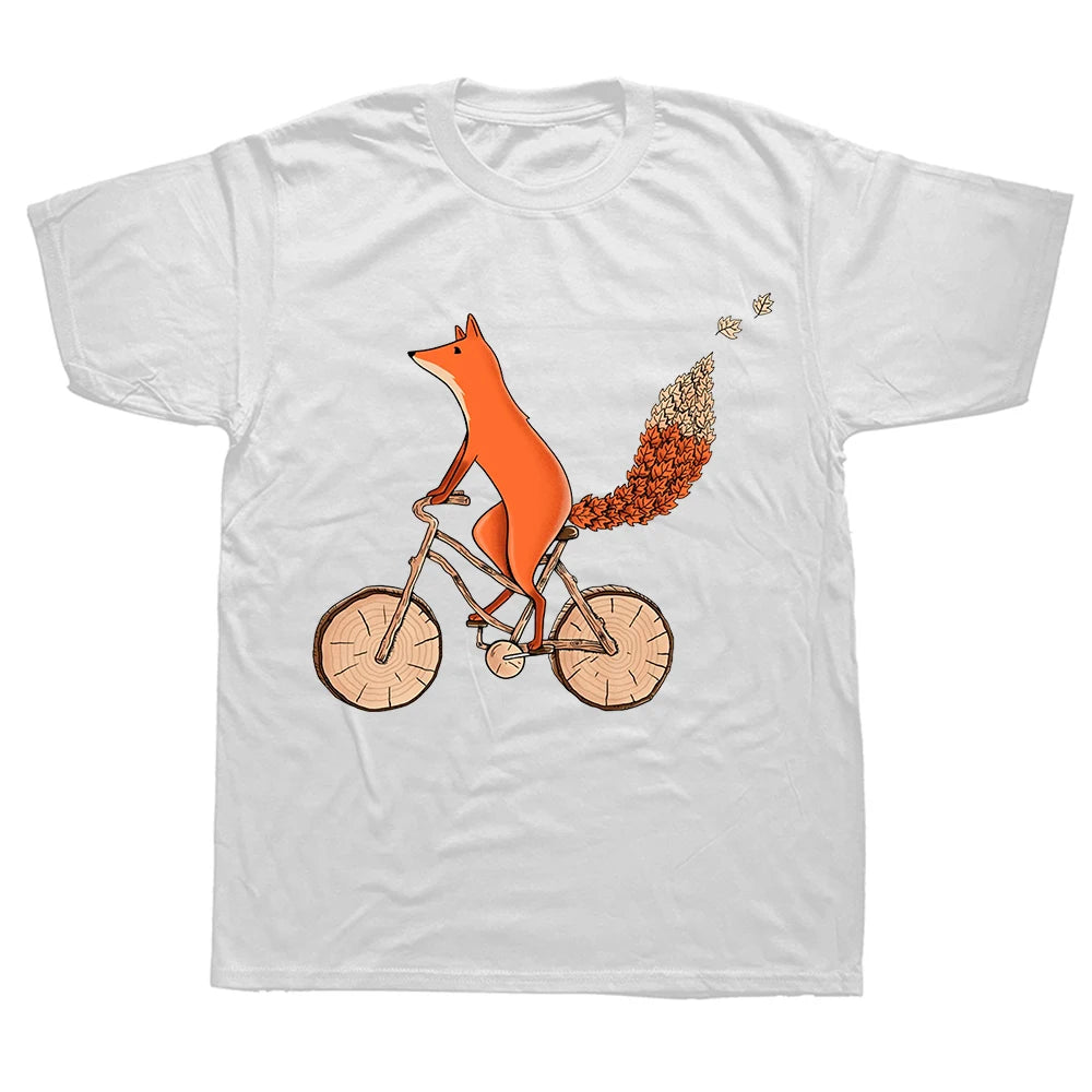 This Is My Human Costume I'm Really A Fox Halloween T Shirts Graphic Cotton Streetwear Short Sleeve Birthday Gifts T-shirt Good Vibrations