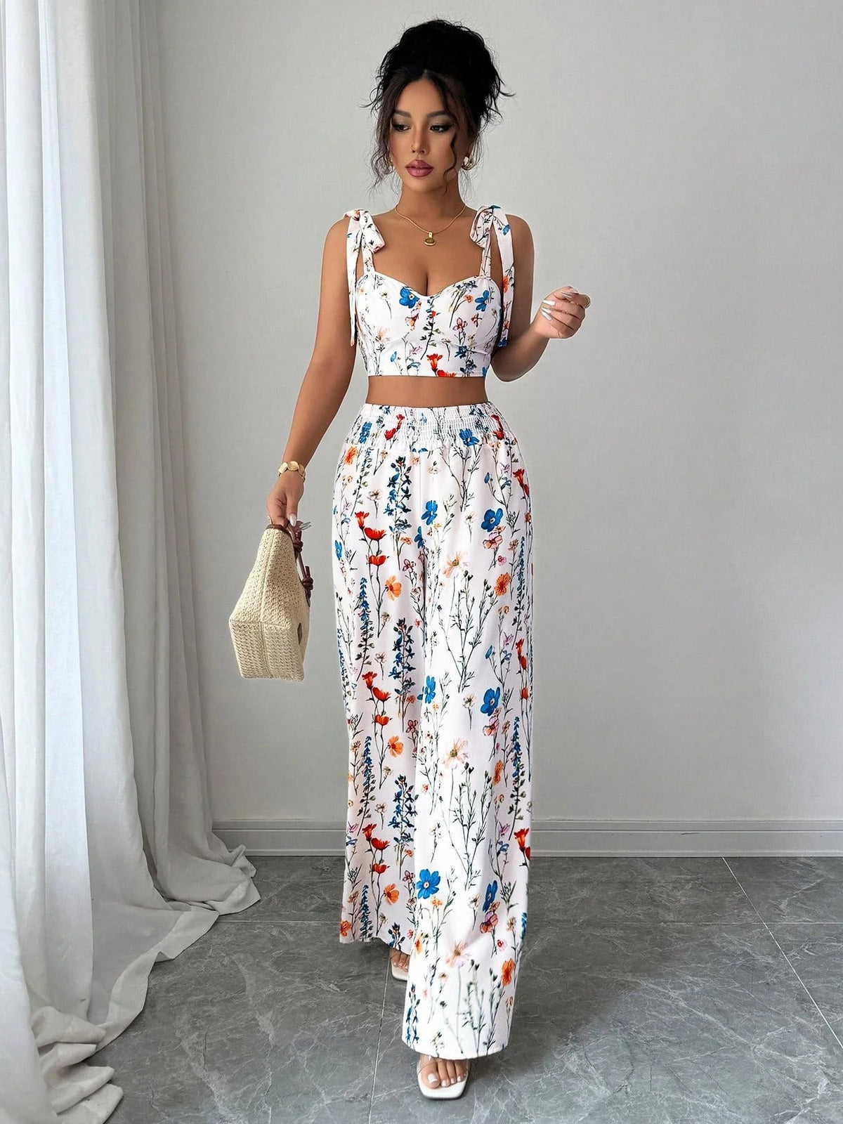 Women's Two-Piece Set, Stylish and Comfortable for Casual Wear, Perfect for Any Occasion, Trendy Look for Women Good Vibrations