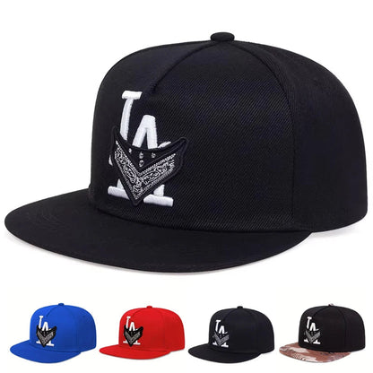 Unisex Los Angeles Embroidery Hip-hop Hats Spring Autumn Outdoor Adjustable Casual Baseball Caps Trucker Caps Sunscreen Hat Good Vibrations