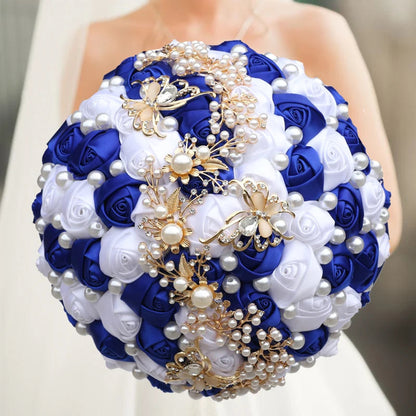 Green Crystal Wedding Bouquet Red Brooch bouquet wedding Wedding flowers Bridal Bouquets Good Vibrations