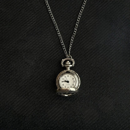 Original Hollow Heart Pocket Watch Chain keychain Design Steampunk Clock Vintage Necklace Pendant Jewelry Watch Men Women Gift Good Vibrations