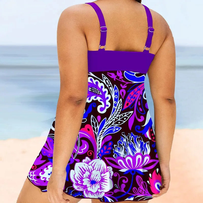Women'S Large Size Printed Swimsuit Cherry Conservative Underwire Swimsuit Tops For Women Large Bust Womens Swimsuit Bottoms Good Vibrations