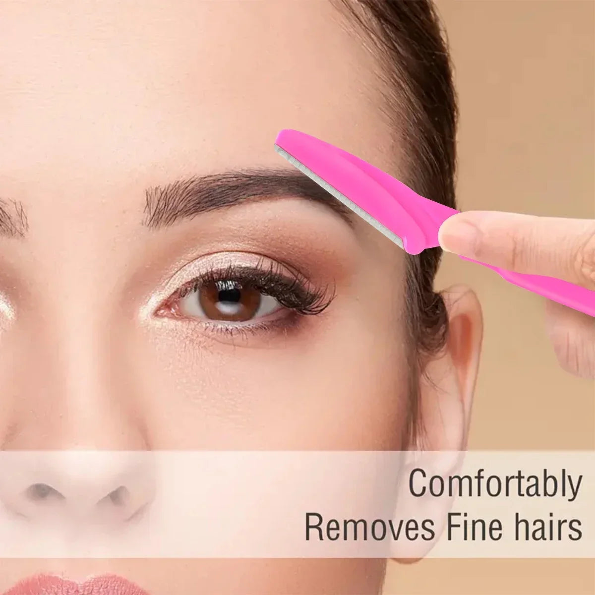 6/12Pcs Mix Color Eyebrow Razor Women Face And Body Safe Trimmer Hair Shaver Eye Brow Remover With Cover Small Makeup Tools Set Good Vibrations