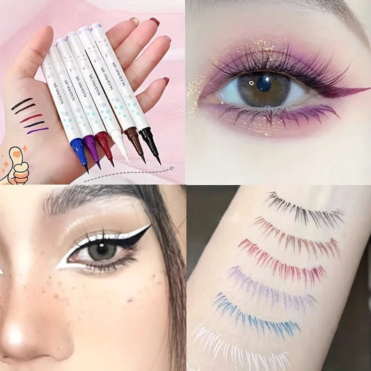 Red Matte Eyeliner Pencil Long Lasting Eye Makeup Liquid Eyeliner Waterproof Eyeliner Pen Eye Cosmetics Makeup Tools Good Vibrations