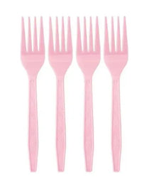 Light Pink Party Supplies Dinnerware Set Include Plates and Cups Tablecloth for Baby Shower Wedding Birthday Valentine's Day Good Vibrations